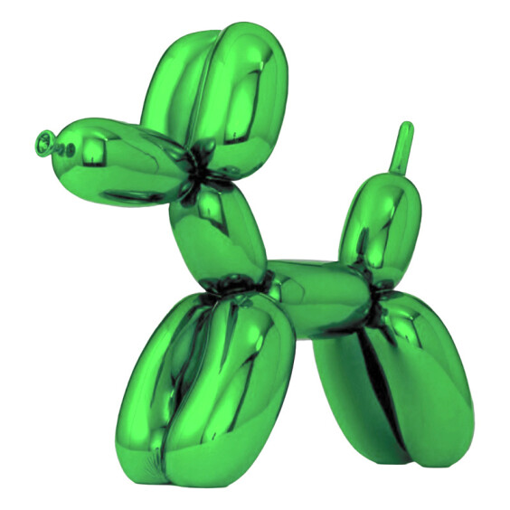 Jeff Koons: Editions: Balloon Dog (25) (Green) , (44083)