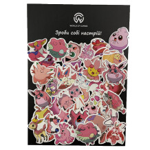 Набор стикеров Pokemon: Mix (Pink), (8107)