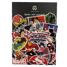 Набор стикеров Marvel & DC: Mix, (8010)