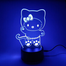 Акриловый светильник Hello Kitty: Kitty in Pajamas, (44471)