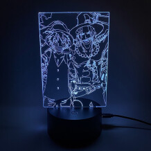 Акриловый светильник One Piece: Luffy & Ace, (44667)