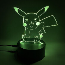Акриловый светильник Pokemon: Pikachu (Waving), (44635)
