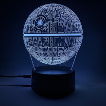 Акриловий світильник Star Wars: Death Star, (44496)