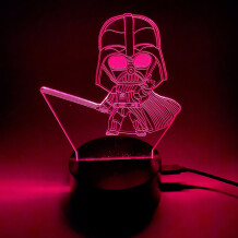 Акриловий світильник Star Wars: Darth Vader (Chibi), (44434)