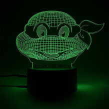 Акриловый светильник Teenage Mutant Ninja Turtles: Ninja Turtle (Face), (44560)