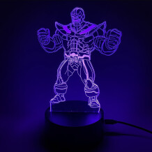Акриловый светильник Marvel: Thanos, (44676)