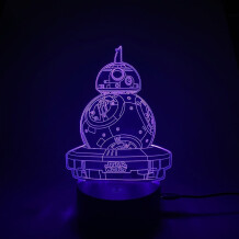Акриловий світильник Star Wars: BB-8, (44686)