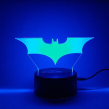 Акриловый светильник DC: Batman: Logo, (44481)