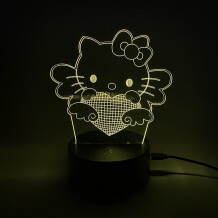 Акриловый светильник Hello Kitty: Kitty (Angel), (44595)