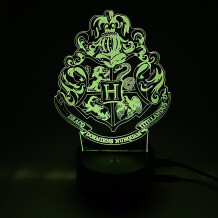 Акриловый светильник Harry Potter: Hogwarts: Logo, (444331)
