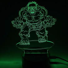 Акриловий світильник Marvel: Outraged Hulk, (44666)