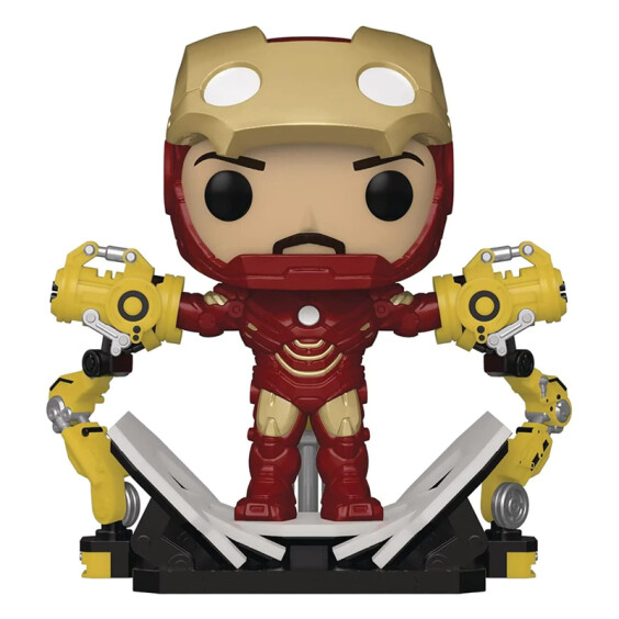 Фігурка Funko POP!: Deluxe: Marvel (Studios): Iron Man 2: Iron Man w/ Gantry (Glowing-in-the-Dark) (PX Previews Exclusive), (56772) 2