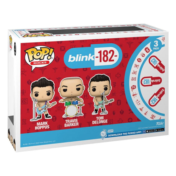 Фігурка Funko POP!: Rocks: Blink-182: Mark, Travis and Tom (3-Pack), (67837) 2