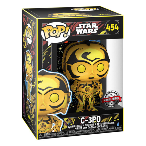 Фігурка Funko POP!: Star Wars: C-3PO (Special Edition) (Black Light), (57934) 2