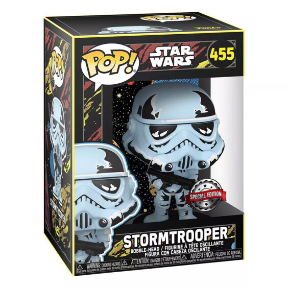 Фігурка Funko POP!: Star Wars: Stormtrooper (Special Edition) (Black Light), (57932) 2