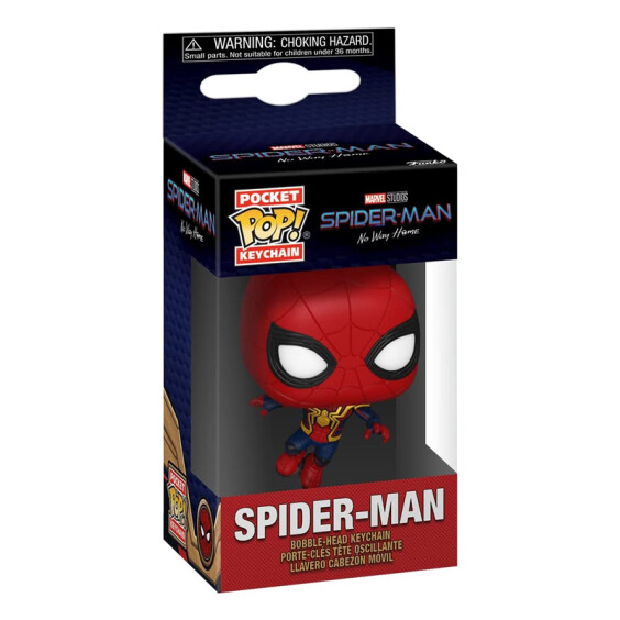 Брелок Funko POP!: Keychain: Marvel (Studios): Spider-Man: No Way Home: Spider-Man, (67599) 3