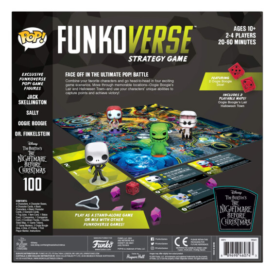 Настольная игра Funko POP!: Funkoverse: Disney: The Nightmare Before Christmas (100), (46074) 2