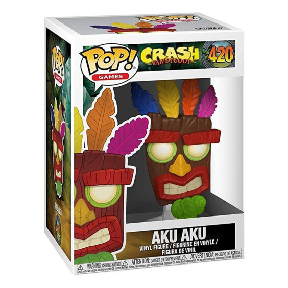 Фигурка Funko POP! Crash Bandicoot: Aku Aku Vinyl Figure, FK33915, 10см 3