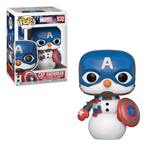 Фігурка Funko POP!: Marvel: Cap Snowman, (43335)