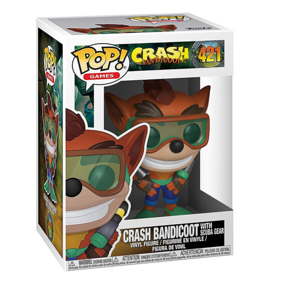 Фігурка Funko POP!: Games: Crash Bandicoot: Crash Bandicoot w/ Scuba Gear, (33916) 3