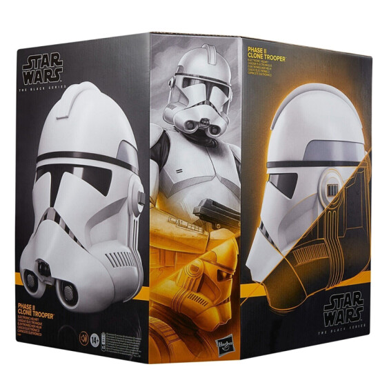 Интерактивный шлем Hasbro: Star Wars: The Black Series: Phase II Clone Trooper: Premium Electronic Helmet, (162764) 6