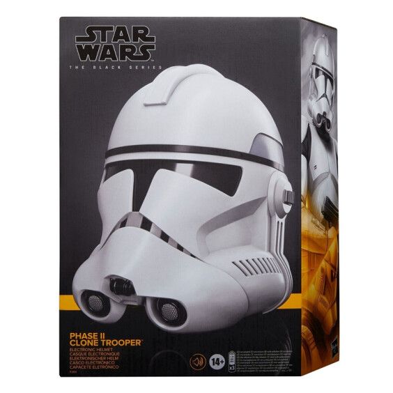 Интерактивный шлем Hasbro: Star Wars: The Black Series: Phase II Clone Trooper: Premium Electronic Helmet, (162764) 8