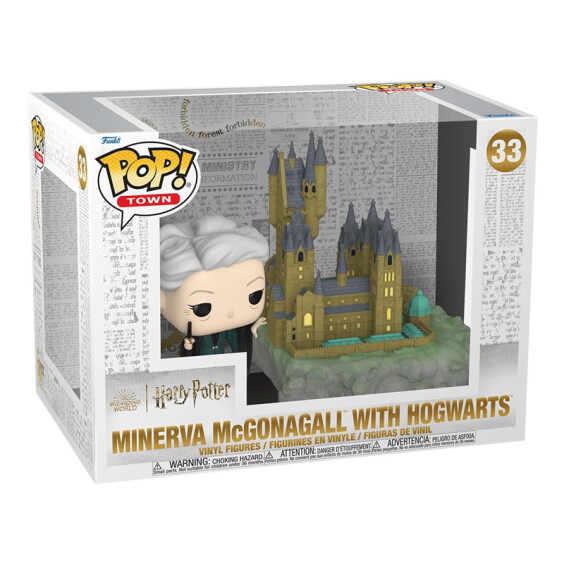 Фигурка Funko POP!: Town: Wizarding World: Harry Potter: Minerva McGonagall w/ Hogwarts, (65655) 3