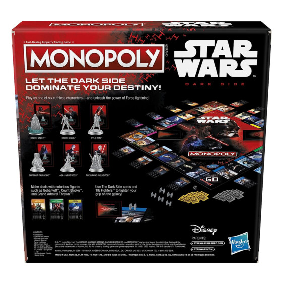 Настільна гра Hasbro: Monopoly: Star Wars: The Dark Side, (174200) 4