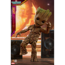 Коллекционная фигура Hot Toys: Life-size Masterpiece: Marvel: Guardians of the Galaxy (Vol.2): Remix: Groot, (85071)