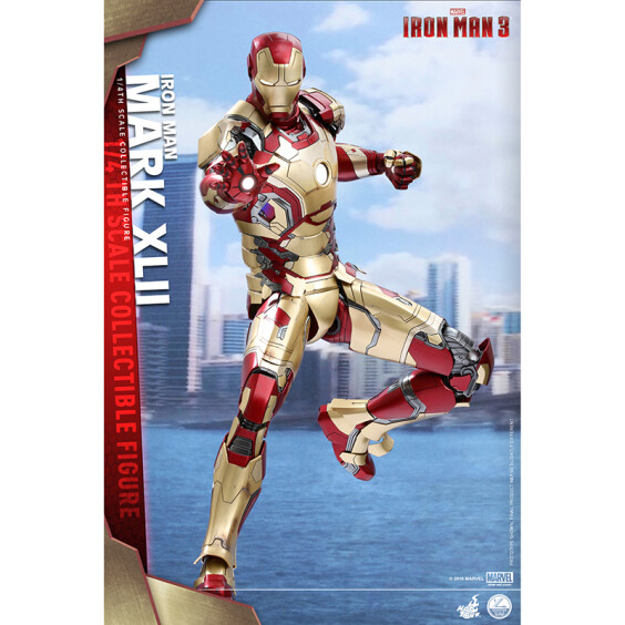Колекційна фігура Hot Toys: Quarter Scale: Marvel: Iron Man 3:  Iron Man (Mark XLII) (Deluxe Version), (181752) 3