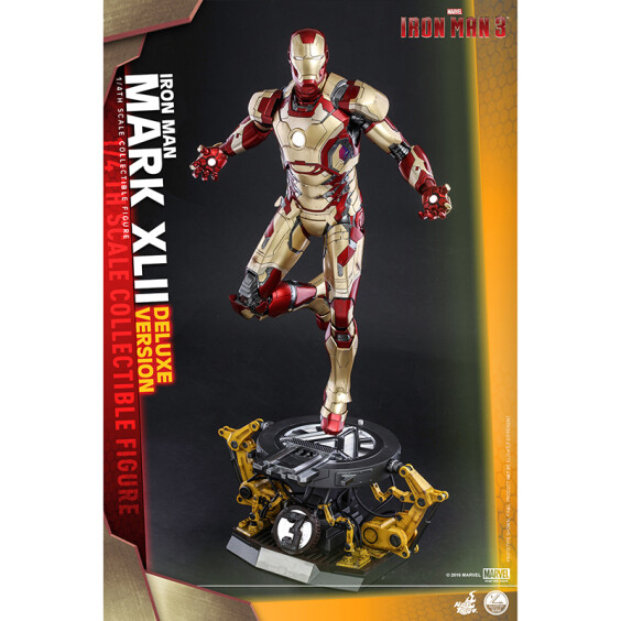 Коллекционная фигура Hot Toys: Quarter Scale: Marvel: Iron Man 3:  Iron Man (Mark XLII) (Deluxe Version), (181752) 13