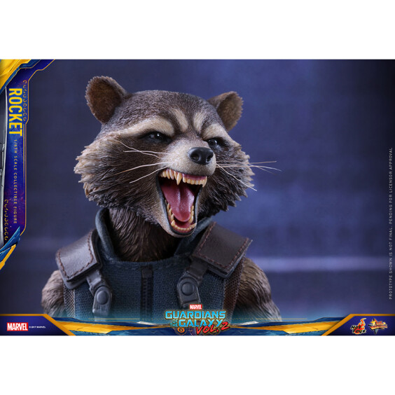 Коллекционная фигура Hot Toys: Movie Masterpiece: Marvel: Guardians of the Galaxy (Vol.2): Remix: Rocket, (182735) 6