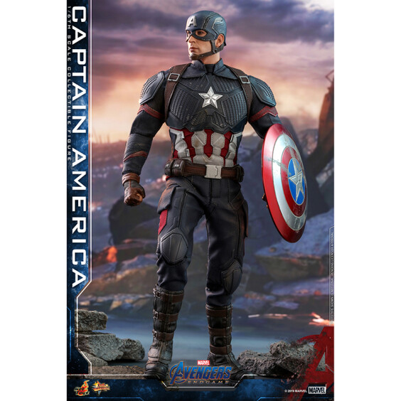 Колекційна фігура Hot Toys: Movie Masterpiece: Marvel: Avengers: Endgame: Captain America, (600608) 4