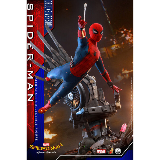 Коллекционная фигура Hot Toys: Quarter Scale: Marvel: Spider-Man: Homecoming: Spider-Man (Deluxe version), (602503) 2