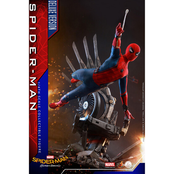 Колекційна фігура Hot Toys: Quarter Scale: Marvel: Spider-Man: Homecoming: Spider-Man (Deluxe version), (602503) 3