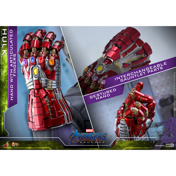 Колекційна фігура Hot Toys: Movie Masterpiece: Marvel: Avengers: Endgame: Hulk, (602893) 7