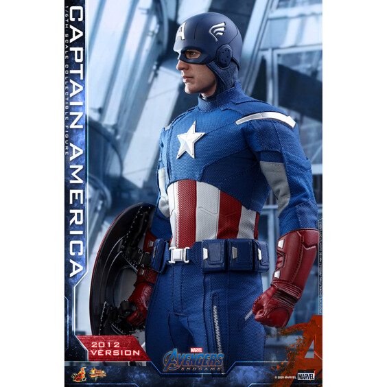 Колекційна фігура Hot Toys: Movie Masterpiece: Marvel: Avengers: Endgame: Captain America (2012 Version), (604149) 6