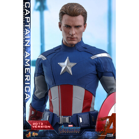 Колекційна фігура Hot Toys: Movie Masterpiece: Marvel: Avengers: Endgame: Captain America (2012 Version), (604149) 4