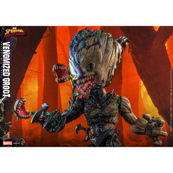 Колекційна фігура Hot Toys: Television Masterpiece: Marvel: Spider-Man: Maximum Venom: Venomized Groot, (605986) 7