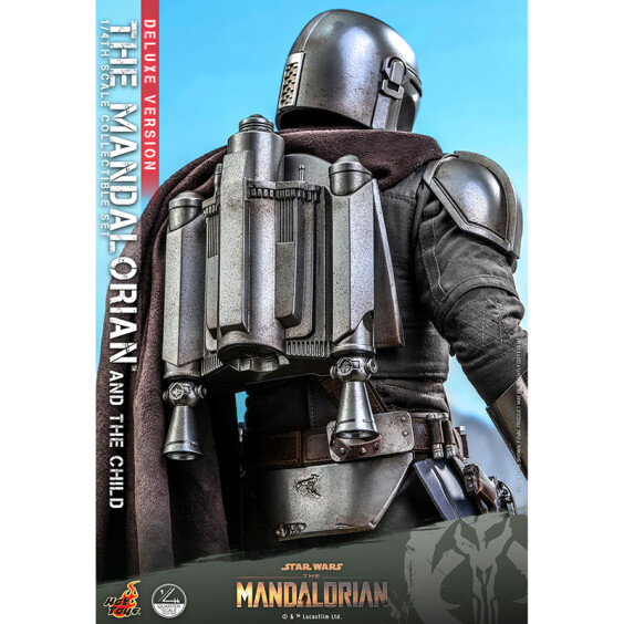 Коллекционная фигура Hot Toys: Quarter Scale: Star Wars: The Mandalorian: The Mandalorian & Grogu (Set), (607041) 10