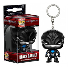 Брелок Funko Pocket POP! Keychain: Power Rangers: Black Ranger, (12351)