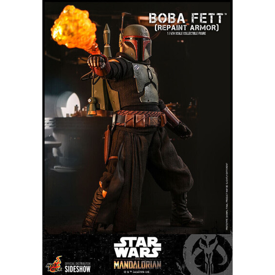 Колекційна фігура Hot Toys: Television Masterpiece: Star Wars: The Mandalorian: Boba Fett (Repaint Armor), (608796) 3