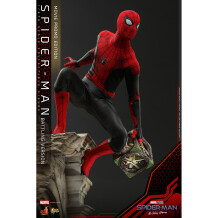 Коллекционная фигура Hot Toys: Movie Masterpiece: Marvel: Spider-Man: No Way Home: Spider-Man (Battling version), (610102)