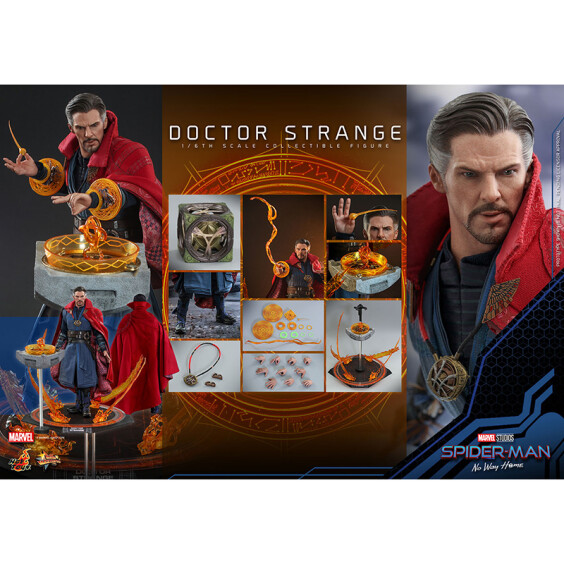 Колекційна фігура Hot Toys: Movie Masterpiece: Marvel: Spider-Man: No Way Home: Doctor Strange, (610201) 7