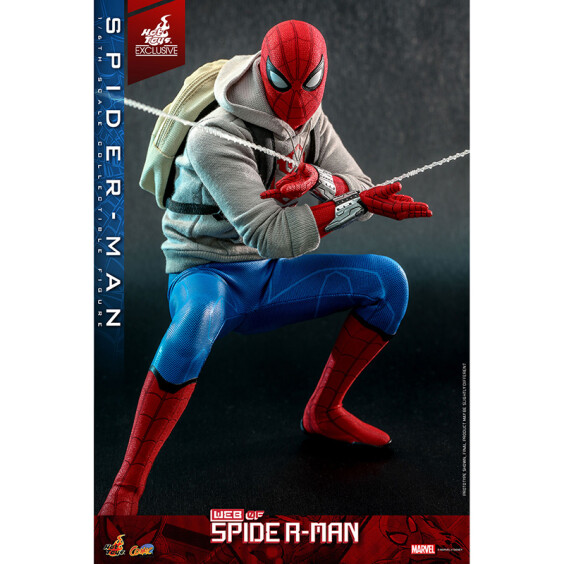 Колекційна фігура Hot Toys: Comic Masterpiece: Marvel: WEB of Spider-Man: Spider-Man, (611062) 2