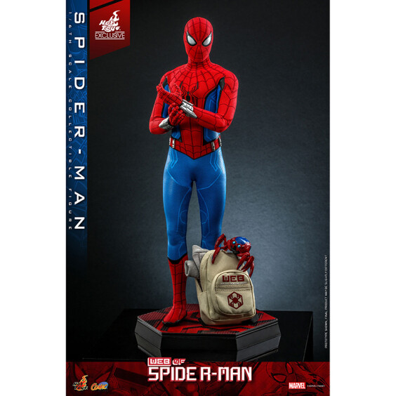 Коллекционная фигура Hot Toys: Comic Masterpiece: Marvel: WEB of Spider-Man: Spider-Man, (611062) 3
