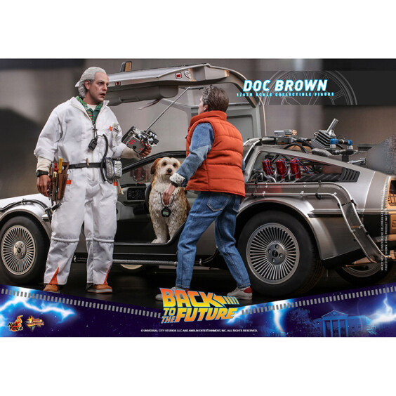 Колекційна фігура Hot Toys: Movie Masterpiece: Back to the Future: Doc Brown, (609168) 4