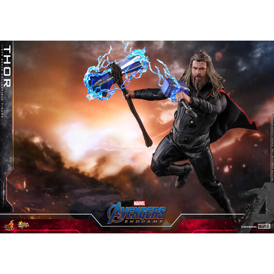 Колекційна фігура Hot Toys: Movie Masterpiece: Marvel: Avengers: Endgame: Thor, (602886) 6