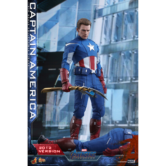 Колекційна фігура Hot Toys: Movie Masterpiece: Marvel: Avengers: Endgame: Captain America (2012 Version), (604149) 2