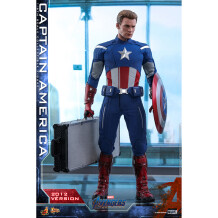 Колекційна фігура Hot Toys: Movie Masterpiece: Marvel: Avengers: Endgame: Captain America (2012 Version), (604149)